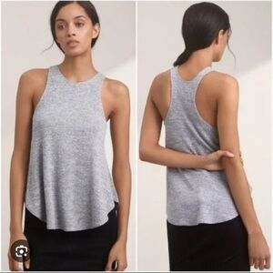 Wilfred Free Racerback Heather Gray Tank Top